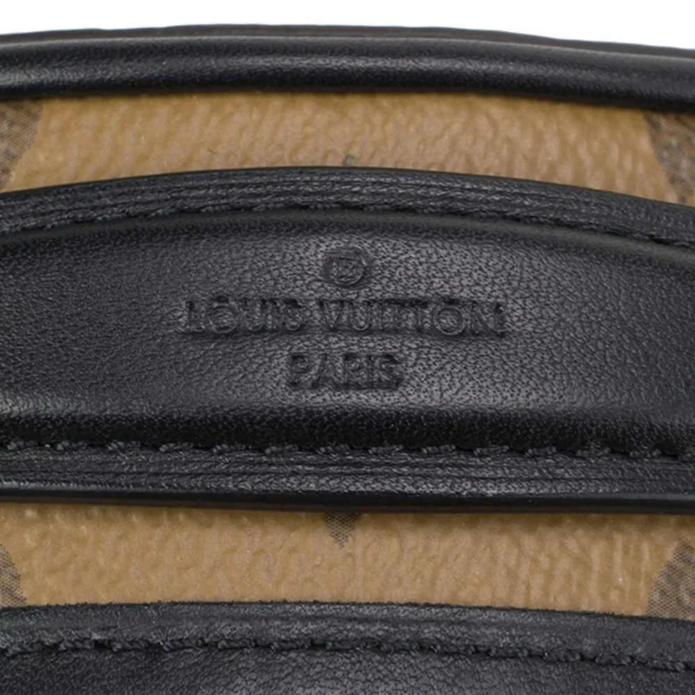 Louis Vuitton Reverse Monogram Boite Chapeau Souple Canvas Shoulder Bag Brown - Picture 7 of 8